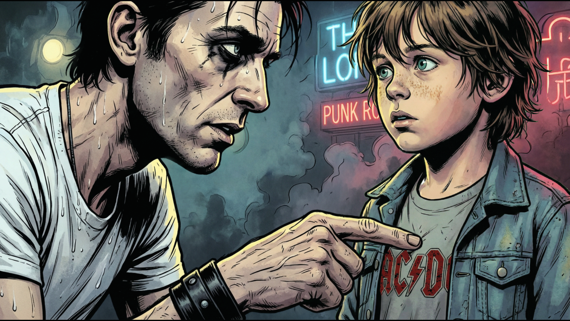 The Singer delivers his line to Mason